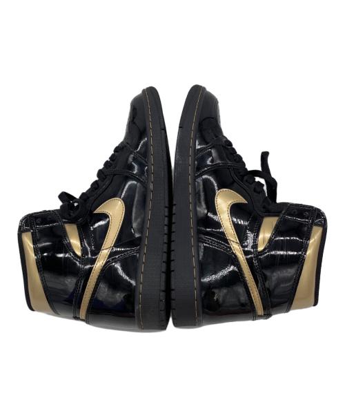 NIKE（ナイキ）NIKE (ナイキ) Air Jordan 1(エアジョーダン1) ブラック サイズ:27.5㎝の古着・服飾アイテム
