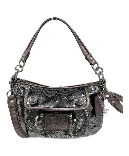 COACH（コーチ）COACH (コーチ) ショルダーバッグ シルバーの古着・服飾アイテム