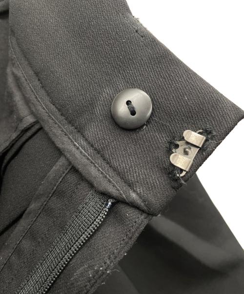 ETRE TOKYO（エトレトウキョウ）ETRE TOKYO (エトレトウキョウ) トリプルクロスハイウエストタックパンツ ブラック サイズ:Mの古着・服飾アイテム