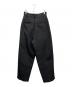 ETRE TOKYO (エトレトウキョウ) トリプルクロスハイウエストタックパンツ ブラック サイズ:M：5000円