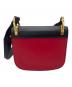 PRADA (プラダ) バイカラー　ショルダーバッグ レッド：70000円
