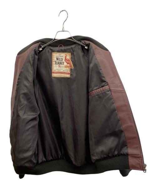 WILD TURKEY（ワイルドターキー）WILD TURKEY (ワイルドターキー) レザージャケット ブラウン サイズ:Lの古着・服飾アイテム