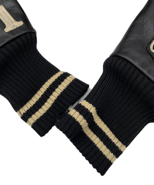 whitesville（ホワイツビル）WHITESVILLE (ホワイツビル) スタジャン ブラック サイズ:36の古着・服飾アイテム