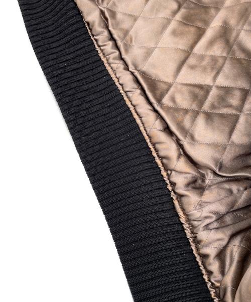 whitesville（ホワイツビル）WHITESVILLE (ホワイツビル) スタジャン ブラック サイズ:36の古着・服飾アイテム