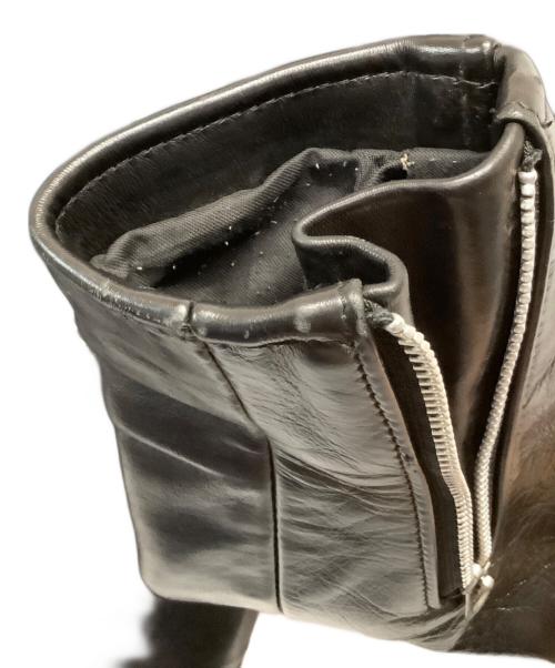 Schott（ショット）Schott (ショット) レザージャケット　ホースダブルレザージャケット ブラック サイズ:34の古着・服飾アイテム