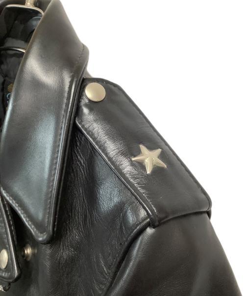 Schott（ショット）Schott (ショット) レザージャケット　ホースダブルレザージャケット ブラック サイズ:34の古着・服飾アイテム