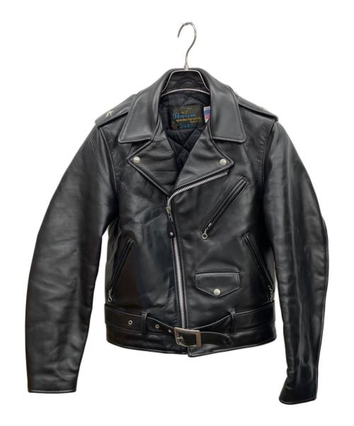 Schott（ショット）Schott (ショット) レザージャケット ブラック サイズ:34の古着・服飾アイテム