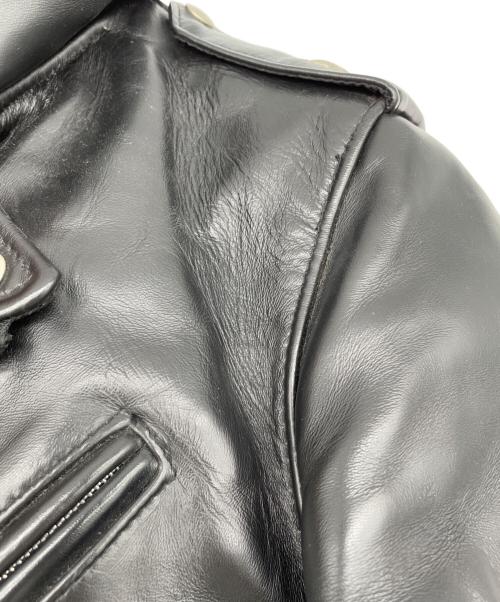 Schott（ショット）Schott (ショット) レザージャケット ブラック サイズ:34の古着・服飾アイテム