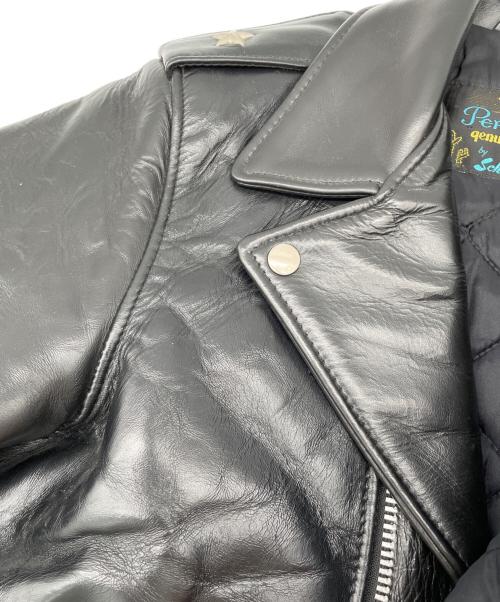 Schott（ショット）Schott (ショット) レザージャケット ブラック サイズ:34の古着・服飾アイテム