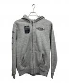HARLEY-DAVIDSONハーレーダビッドソン）の古着「ロアリングバラクラバフーディー　ジップパーカー」｜グレー