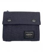 PORTERポーター）の古着「3つ折り財布」｜ネイビー
