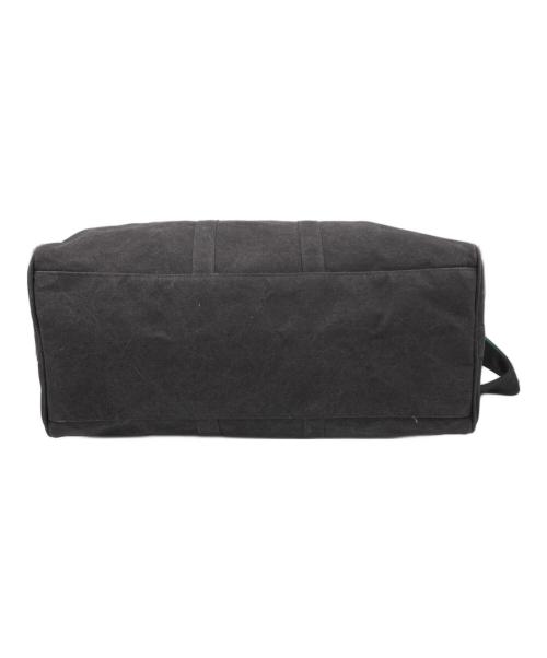 TAIN DOUBLEPUSH（タイン ダブルプッシュ）TAIN DOUBLEPUSH (タイン ダブルプッシュ) TAIN BOSTON BAG（タインボストンバッグ） ブラック×グリーンの古着・服飾アイテム