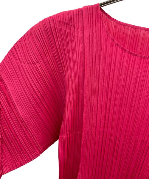 PLEATS PLEASE（プリーツプリーズ）PLEATS PLEASE (プリーツプリーズ) プリーツワンピース ショッキングピンク サイズ:サイズ表記無しの古着・服飾アイテム