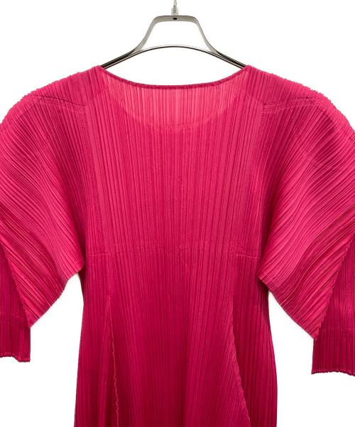 PLEATS PLEASE（プリーツプリーズ）PLEATS PLEASE (プリーツプリーズ) プリーツワンピース ショッキングピンク サイズ:サイズ表記無しの古着・服飾アイテム