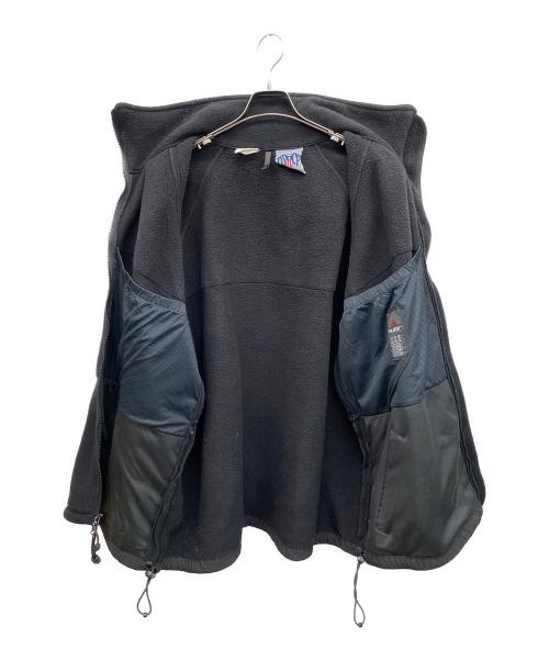 US ARMY（ユーエスアーミー）US ARMY (ユーエスアーミー) フリースジャケット ブラック サイズ:X-LARGEの古着・服飾アイテム