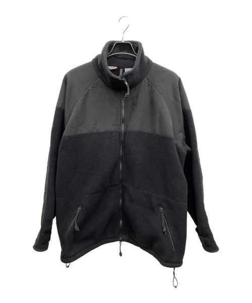US ARMY（ユーエスアーミー）US ARMY (ユーエスアーミー) フリースジャケット ブラック サイズ:X-LARGEの古着・服飾アイテム