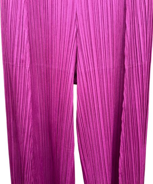 PLEATS PLEASE（プリーツプリーズ）PLEATS PLEASE (プリーツプリーズ) パンツ ショッキングピンク サイズ:5の古着・服飾アイテム