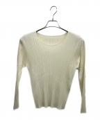 PLEATS PLEASEプリーツプリーズ）の古着「半袖カットソー」｜ホワイト