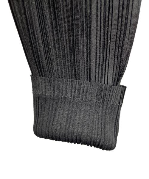 PLEATS PLEASE（プリーツプリーズ）PLEATS PLEASE (プリーツプリーズ) プリーツブラウス ブラック サイズ:3の古着・服飾アイテム