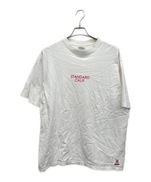 STANDARD CALIFORNIA（スタンダードカリフォルニア）STANDARD CALIFORNIA (スタンダードカリフォルニア) 半袖カットソー ホワイト サイズ:ＸＬの古着・服飾アイテム