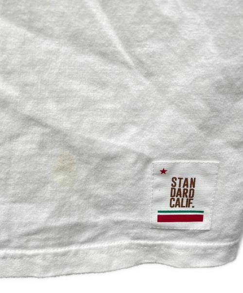 STANDARD CALIFORNIA（スタンダードカリフォルニア）STANDARD CALIFORNIA (スタンダードカリフォルニア) 半袖カットソー ホワイト サイズ:ＸＬの古着・服飾アイテム