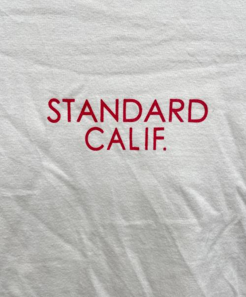 STANDARD CALIFORNIA（スタンダードカリフォルニア）STANDARD CALIFORNIA (スタンダードカリフォルニア) 半袖カットソー ホワイト サイズ:ＸＬの古着・服飾アイテム