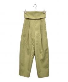 Snidel（スナイデル）の古着「カルゼワイドテーパードパンツ」
