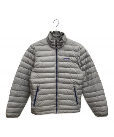 patagonia フード付きダウンジャケット Sサイズ グレー 中古・古着通販】Patagonia (パタゴニア) ダウンジャケット Patagonia