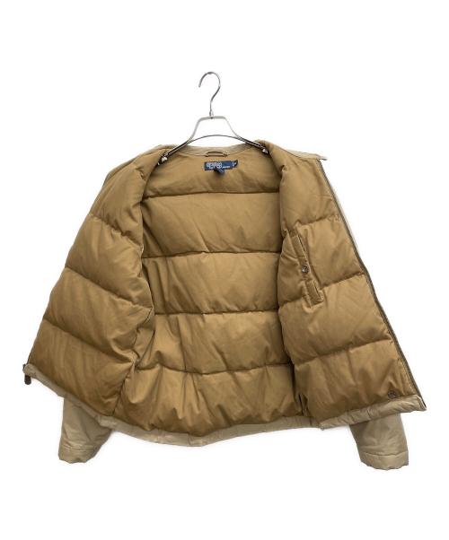 POLO RALPH LAUREN（ポロ・ラルフローレン）POLO RALPH LAUREN (ポロ・ラルフローレン) ダウンジャケット ベージュ サイズ:Mの古着・服飾アイテム