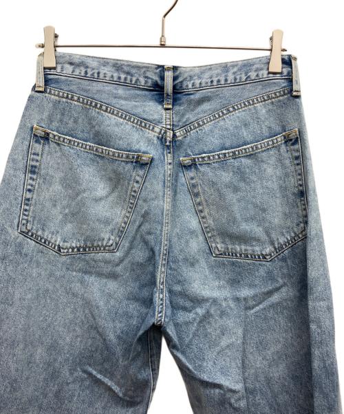 Whim Gazette（ウィムガゼット）Whim Gazette (ウィムガゼット) ラインカーブDENIM スカイブルー サイズ:38の古着・服飾アイテム