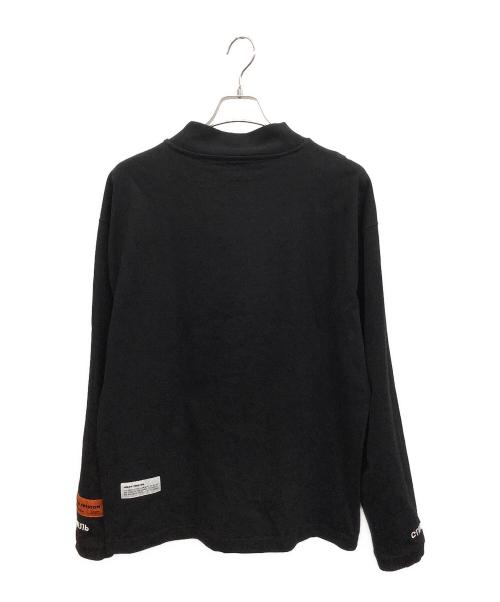 HERON PRESTON（ヘロンプレストン）HERON PRESTON (ヘロンプレストン) ハイネックカットソー ブラック サイズ:Sの古着・服飾アイテム