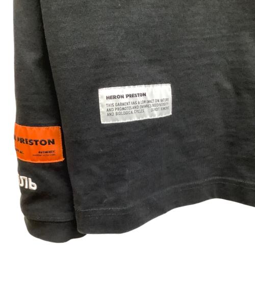 HERON PRESTON（ヘロンプレストン）HERON PRESTON (ヘロンプレストン) ハイネックカットソー ブラック サイズ:Sの古着・服飾アイテム