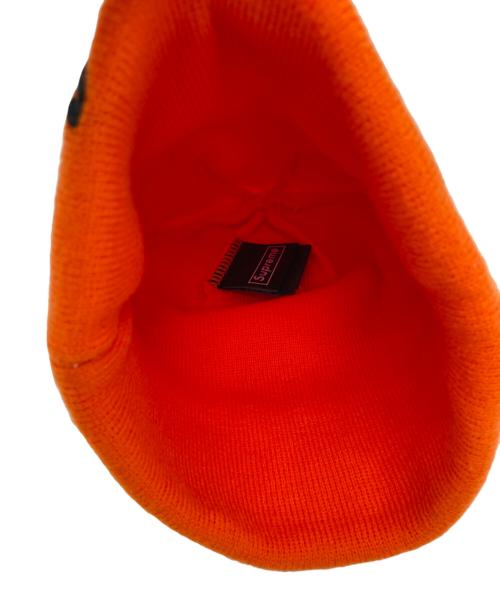 SUPREME（シュプリーム）Supreme (シュプリーム) New Era (ニューエラ) ニット帽 オレンジの古着・服飾アイテム