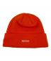 Supreme (シュプリーム) New Era (ニューエラ) ニット帽 オレンジ：6000円