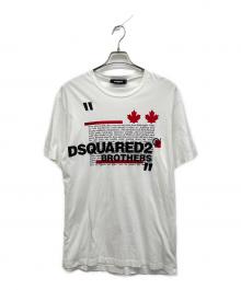 DSQUARED2（ディースクエアード）の古着「半袖カットソー」｜ホワイト