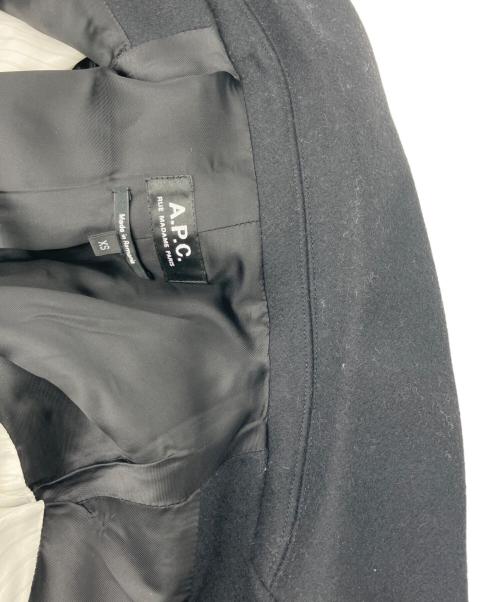 A.P.C.（アーペーセー）A.P.C. (アーペーセー) チェスターコート ネイビー サイズ:XSの古着・服飾アイテム