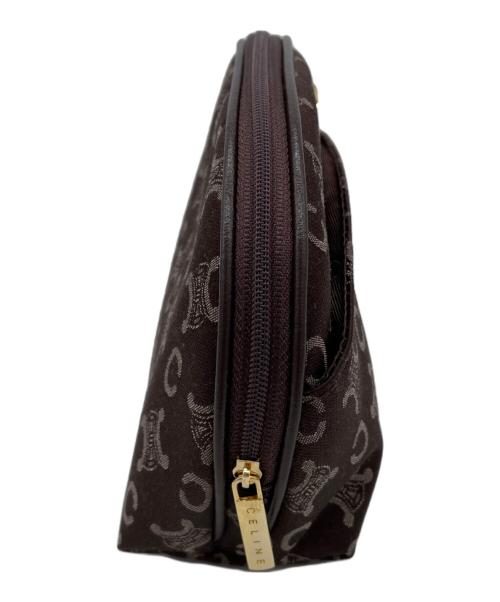CELINE（セリーヌ）CELINE (セリーヌ) コスメポーチ ブラウンの古着・服飾アイテム