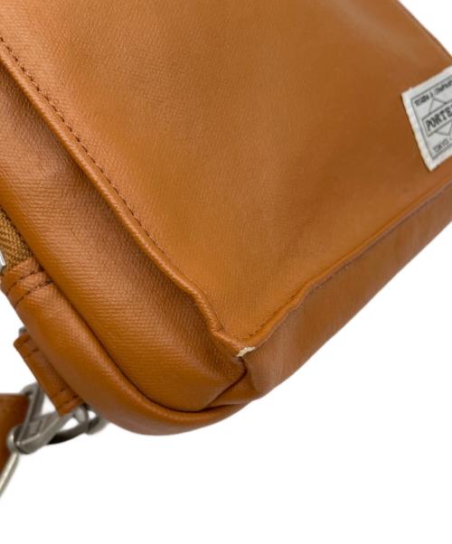 PORTER（ポーター）PORTER (ポーター) SLING SHOULDER BAG（スリングショルダーバッグ） キャメルの古着・服飾アイテム