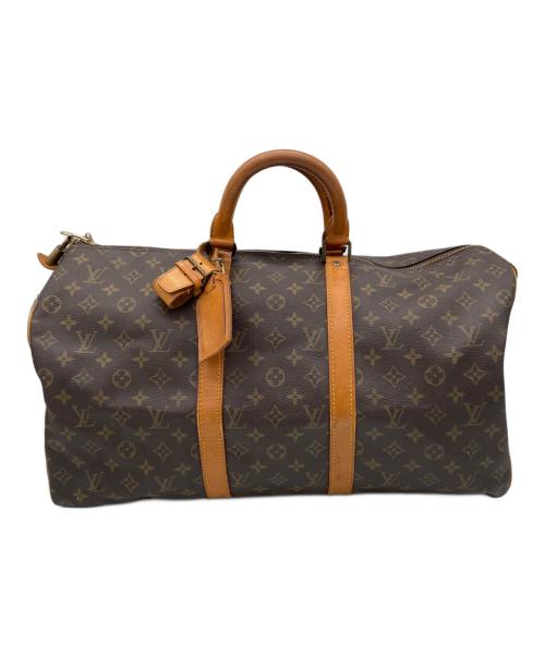 LOUIS VUITTON（ルイ ヴィトン）LOUIS VUITTON (ルイ ヴィトン) トラベルバッグ ブラウンの古着・服飾アイテム