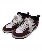 NIKEナイキ）の古着「SB React Leo」｜ブラウン×ホワイト