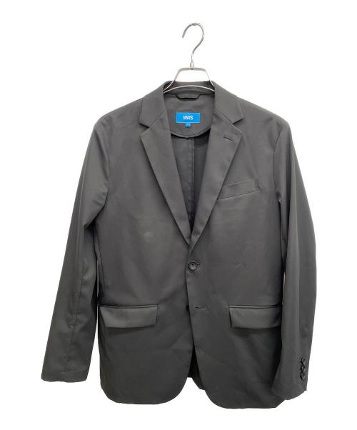 WWS（ダブリューダブリューエス）WWS (ダブリューダブリューエス) Bizテーラードジャケット  グレー サイズ:Mの古着・服飾アイテム