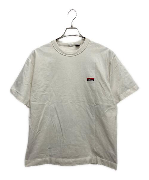 NANGA（ナンガ）NANGA (ナンガ) ECO HYBRID BOX Logo Embroidery TEE（エコハイブリッドボックスロゴエンブロイダリーティー）　　半袖カットソー ホワイト サイズ:JPN　Mの古着・服飾アイテム
