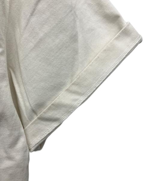 NANGA（ナンガ）NANGA (ナンガ) ECO HYBRID BOX Logo Embroidery TEE（エコハイブリッドボックスロゴエンブロイダリーティー）　　半袖カットソー ホワイト サイズ:JPN　Mの古着・服飾アイテム