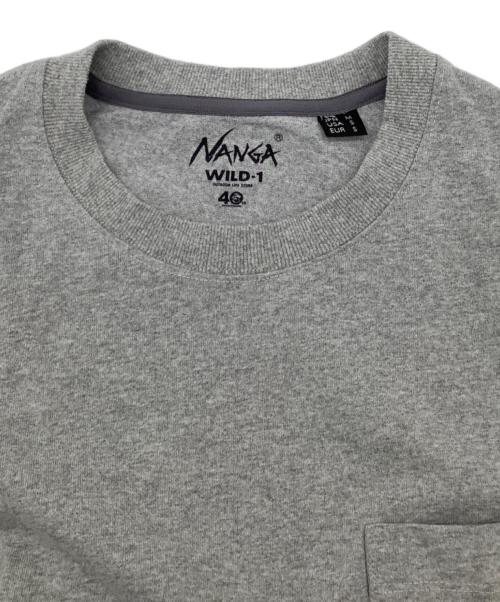NANGA（ナンガ）NANGA (ナンガ) WILD1 (ワイルドワン) 半袖カットソー グレー サイズ:Mの古着・服飾アイテム