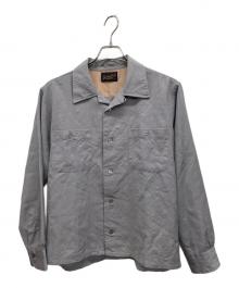 TENDERLOIN（テンダーロイン）の古着「ウールシャツ」｜グレー