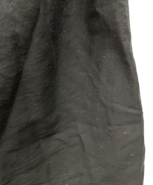 Yohji Yamamoto pour homme（ヨウジヤマモト プールオム）Yohji Yamamoto pour homme (ヨウジヤマモト プールオム) COTTON TWILL PANTS ブラック サイズ:2の古着・服飾アイテム