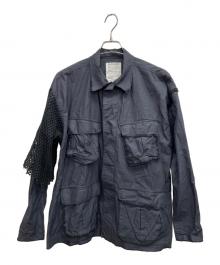 FACCIES（ファッチーズ）の古着「ミリタリージャケット」｜ネイビー