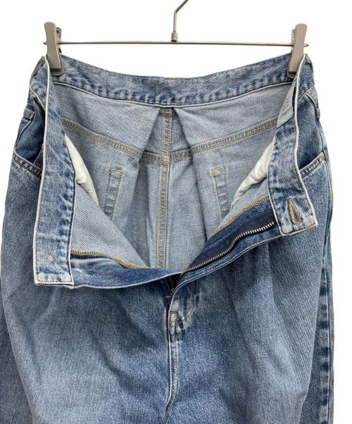 URU（ウル）URU (ウル) デニムタックパンツ インディゴ サイズ:2の古着・服飾アイテム