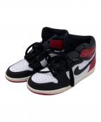 NIKEナイキ）の古着「AIR JORDAN1 レトロ HIGH OG」｜ブラック×レッド