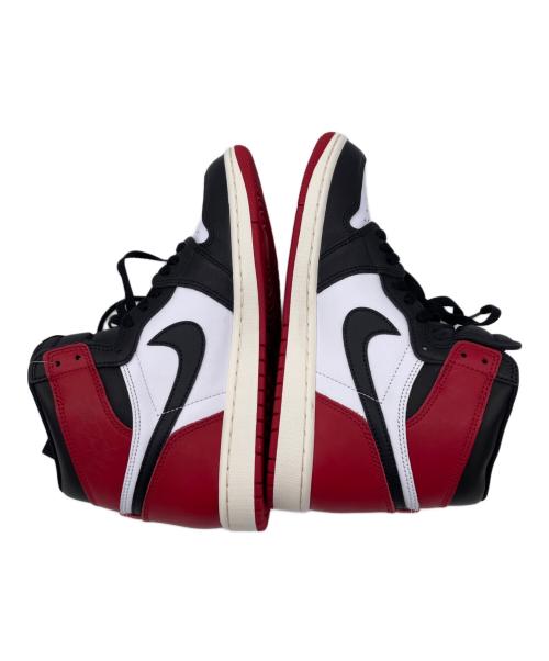 NIKE（ナイキ）NIKE (ナイキ) AIR JORDAN1 レトロ HIGH OG ブラック×レッド サイズ:26.5の古着・服飾アイテム